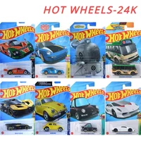 24K Original Hot Wheels Car Boy Toy 1/64 Diecast Bumblebee Bugatti Bolide Porsche 911 Turbo Carrera Lamborghini Nissan Skyline