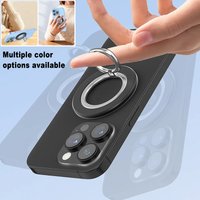 Magnetic Phone Ring Holder 360° for MagSafe Kickstand Magnet Grip for iPhone 15 14 13 12 Pro Max Finger Ring Holder Stand