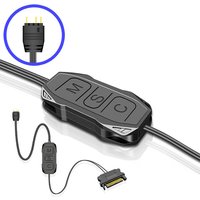 5V 3Pin ARGB Controller Hub To SATA Power Supply For Computer Case Cooling Fan LED Light Radiator