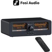 Fosi Audio LC30 Amplifier Speaker Switcher 2-in-2 Out Dual Analog VU Meter Audio Switcher Box z wyświetlaczem panelowym DB i pilotem zdalnego sterowania