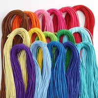 2mm Colorful High-Quality Round Elastic Band Round Elastic Rope Rubber Band Elastic Line DIY Sewing Accessories 5meters