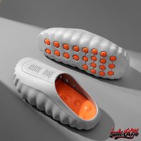 Unisex Massage Clogs Non-slip Breathable Hollow Out Men Slippers Garden Shoes Beach Slides Indoor Outdoor Shower Sandals Summer