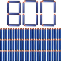 26O-High Quality Bullets Strike,7.2cm Filled Blue Suction Cup Darts,Xmas Boys Children Toy Gun Gift