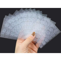 600PCS Double Sided Glue Nail Sticker Adhesive Tabs Waterproof Breathable Fake Nail Glue Stickers Jelly False Nails Tips