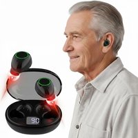 650nm Ear Laser Therapy Portable Red Light Ear Therapy Device Tinnitus LLLT Physiotherapy Earphones for Otitis Media Deafness