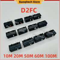 Mouse Micro switch Microswitch D2FC-F-K 60MN suitable for Logitech G304 305 G403 G502 G603 G703 G900 G903 D2FC-F-7N 10M 20M OF