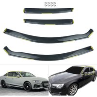 4pcs/set Tint Wind Deflectors For Audi A4 B9 8W2 8WC Saloon 4 Door 2015-2025 Window Edgevisors Wind Rain Sun Guard Deflector