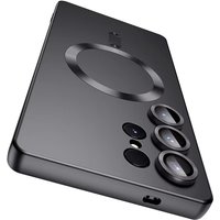 Soft Shockproof Magnetic Case For Magsafe Samsung Galaxy S26 Ultra S25 S24 S22 S21 Plus S20 FE Edge With Lens Protector Cover