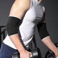 Unisex Breathable Elbow Pads for Basketball Volleyball Badminton - Sports Protective Gear Elbow Brace Arm Support Sleeve (1Pair)