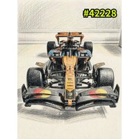 Ensemble de construction de voiture de course McLaren technique, modèle à assembler soi-même, supercar, modèle d'exposition, cadeau d'anniversaire pour adultes