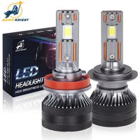 DAWN KNIGHT 140W K5C PLUS H7 H11 H1 H4 Led Headlight Bulb 4300K LED HB3 HB4 Double Copper Tube Led Light Kit for Car 12V 2PCS