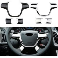 Car Styling Steering Wheel Trim Cover Sticker Decoration Case for Ford Focus 3 MK3 Sedan Hatchback Kuga Escape 2012 2013 2014