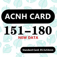 ACNH Card NTAG215 NFC Series 2 Standard Card (151 to 180) Cute V3.0 Data new Linkage