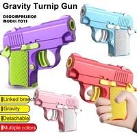 Mini Gravity Printing 1911 Children'S Toy Guns Model Fidget Toy for Kids Adults Stress Relief Toy Children Decompression Gift