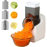 Electric Cheese Grater Electric Slicer Shredder Electric Vegetable Slicer Salad Maker Fruit Cutter Food Processor Spiralizer