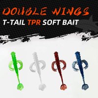 Soft Bait 65mm 2.2g 10pcs Shad Swimbait Artificial Soft Lure Wobblers Jig Head Minnow Bass Pike Perch Fishing Lure