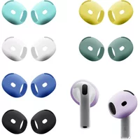 Wireless Headphone Cover For AirPods 4 4th Case Silicone Soft Plain Color Covers For Apple AirPods4 Protect Shell Accessories