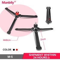 Manbily M-5 480mm Aluminum Tripod Monopod Base with 3/8" Screw Tabletop Tripod Support Bracket for SLR Camera