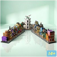 New 2750pcs Architecture Alley Shop Building Blocks Street View Bricks Toy for Christmas Birthday Gifts