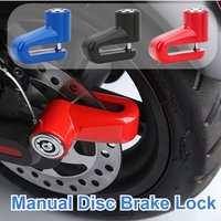 AliExpress NONE Bicycle Motorcycle U-Lock Manual Disc Brake Lock Aluminum Alloy Anti-Theft Lock for Mountain Bike Tricycle U-Shackle Lock Easy