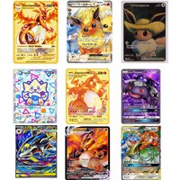 HOT! Pokémon Vmax Pokemon English Metal Card Anime Charizard Mewtwo Blastoise Shiny Letters Game Collection Card Kid Toy Gift
