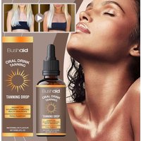 60ML Body Treatment Sunless Tanning Drops Moisturizing Bronzing Tanner for Adult All Skin Types Face Body Tanning Drops to Drink