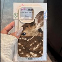 Close-Up Sika Deer Illustration Pattern TPU Case for Samsung Galaxy S25 S24 S23 S22 S21 Ultra Plus FE A17 A26 A35 A54 A56 Cover
