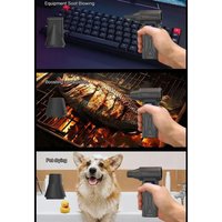 Portable Air Blower 800000RPM 4-Gear Adjustment Turbo Jet Blower LED Lighting Battery Display Cordless Compressed Air Duster