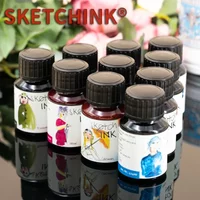 Original Rohrer&Klinger SKETCH INK Light Color Sketching Painting Tick Line Waterproof Pen Sketching Ink