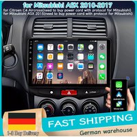 2GB+64GB 10-Zoll Autoradio-Stereoanlage für Mitsubishi ASX 2010-2017 GPS RDS Navi mit Android15 Carplay/Android Auto WiFi DAB+