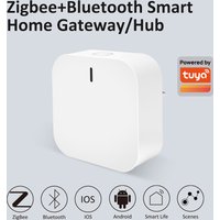 Tuya Zigbee Bluetooth Smart Home Gateway Hub with Plug Plug-in Multimode Gateway Bridge for Smart Home Automation with Alexa