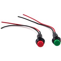 1PCS Car Modified Horn Switch Modified Small Switch Button Red Green Button Switch