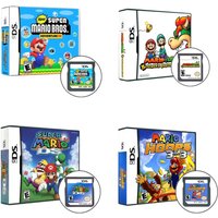 DS NDS Game Card Mario Vs. Donkey Kong 2Mario & Luigi Bowsers Inside Story USA Version (R4 Card Version) for NDSL 2DS 3DS