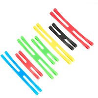 Outdoor Camping Tableware Storage H-shaped Silicone Strap Elastic Color Tie Cutlery Cross Strap Cutlery Packing Strap Camping