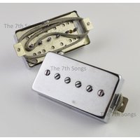 Alnico 2 P90 Phat Ca* Pickup Single Coil Vintage 90 Pickup for Electric Guitar Chrome / Nickel / Gold image 3