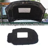 For Volkswagen VW Golf 5 Jetta 2006-2011 Front Engine Hood Insulation Cotton Sound Heat Shield Insulation Pad Mat Cover Foam image 3