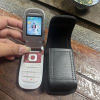 Flip Phone Leather Case Waist Bag for Nokia 2760 Flip Leather Case Phone Pouch Belt Clip Waist Bag