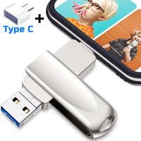 TYPE-C Flash Drive pendrive For iPhone /Plus/X/ipad Usb/Otg 4 in 1 64/128/256GB For all iOS External Storage Devices/ cell phone