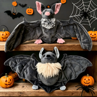 New Independent Station Bat Plush Toy Doll Halloween Decoration Gift Doll Gift Doll Gift Doll Gift