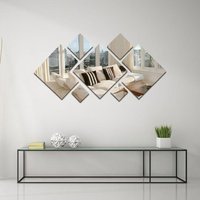 3D Acrylic Mirror Wall Sticker for Bedroom Living Room Corridor DIY Background Decor Hotel Entrance Home Decor
