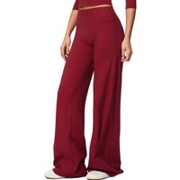 Women Yoga Pants High Waist Sport Capri Pants Fitness Yoga Flared Trousers Gym Female Control Tummy Wide Leg Pants Workout Pants