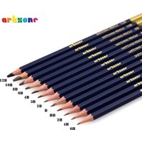 Professional Drawing Sketching Pencil Set, 12pcs Graphite Pencils, 6H-12B, Ideal for Drawing Art, Sketching, Shading, Artist Pen