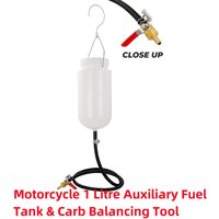 AliExpress NONE Motorcycle 1 Litre Auxiliary Fuel Tank Carb Balancing Tool Motorcycle Gas Tanks Parts For Motorcycle Bicycle Fuel Accessories