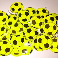 20/40PCS - Football Reflective Keychain, Fashionable Backpack, Bag Accessories, Personalized Bag Pendants