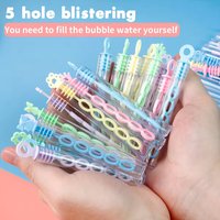10/20Pcs Colorful Bubble Bottles with Wand Tube Empty No Liquid Included - Wedding Birthday Party Decoration Supplies