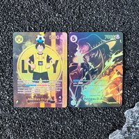 Anime Proxy OPCG Card Single Card D.Luffy D.Ace Self-Made Game Collection Card English High Quality Replica Card Foil Card Gift