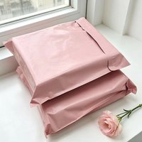 100 durable dream pink express bags, clothing packaging bags, logistics bags for packaging and transportation