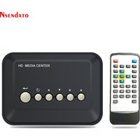 720P Mini Full HD Multimedia Media Player Box H.264 USB External HDD Media Player For SD MMC U Disk AV YPrPb Output For MKV RMVB
