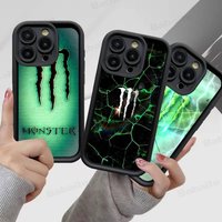 M-MonsterS LOGO Energy For IPhone 17 16 15 14 13 12 11 Pro Max Plus Phone Case Covers