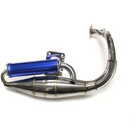 AliExpress NONE 304 Stainless Steel For Honda DIO 50 DIO50 AF18 AF24 AF27 AF28 AF30 Motorcycle Motor Bike Exhaust System Muffler Pipe